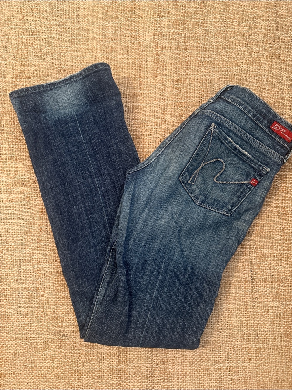 Citizens of Humanity Kelly 001 Stretch Low Waist Bootcut y2k 2000s Sz 26